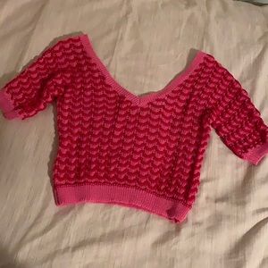 Knit crop